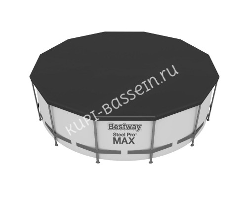 Каркасный круглый бассейн Bestway Steel Pro 56420 с фильтром и лестницей