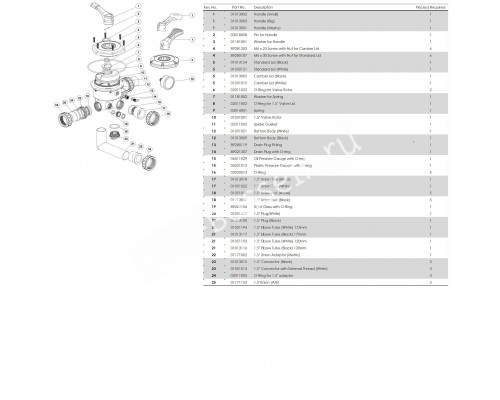 Фильтр Aquaviva S450 (8 м3/ч, D455) для бассейна