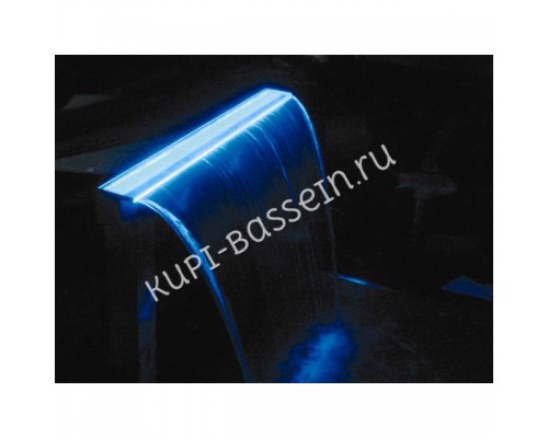 Стеновой водопад Aquaviva PB 600-150(L) с LED подсветкой для бассейна