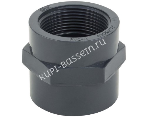 Муфта переходная ПВХ с внутр. резьбой 90x3" для бассейна