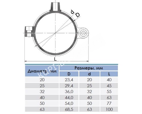 Крепление для труб 25mm для бассейна - надежное решение для монтажа