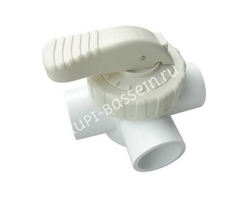 Кран Aquaviva V50-3 (E) трех позиционный 63 мм. Кран Aquaviva V50-3 (E) трех позиционный 63 мм.