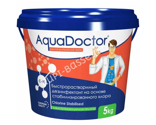 AquaDoctor C-60 5 кг для бассейна - эффективное средство очистки AquaDoctor C-60 5 кг для бассейна - эффективное средство очистки