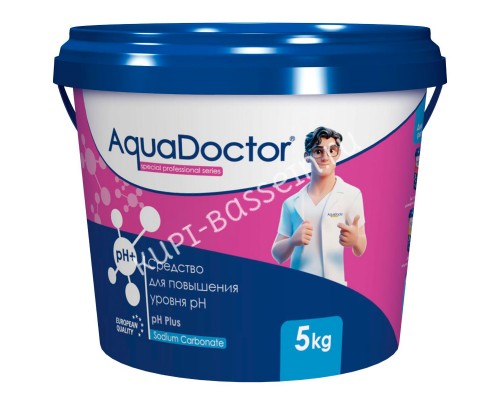 AquaDoctor pH Plus 5 кг для поддержания идеального баланса в бассейне
