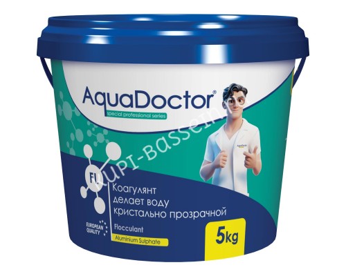 Коагулянт AquaDoctor FL для очистки воды в гранулах 5кг