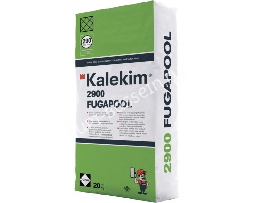 Влагостойкая затирка для швов Kalekim Fugapool 2921 (20 кг) для бассейна Влагостойкая затирка для швов Kalekim Fugapool 2921 (20 кг) для бассейна