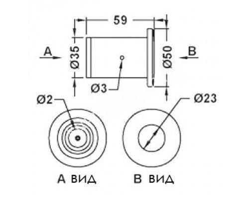 Кнопка Aquaviva для гидромассажа EM1844