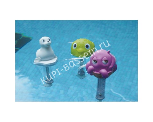 Термометр игрушка Kokido K265DIS/6P Рыбка-фугу для бассейна