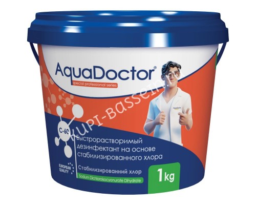 AquaDoctor C-60 1 кг для бассейна - эффективное средство очистки
