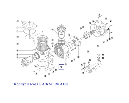 Корпус насоса КА/КАР RKA100