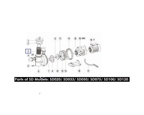 Корзинка префильтра Aquaviva SC 89021701