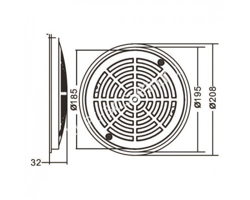 Сливная решетка Aquaviva EM2830 для бассейна – надежное решение