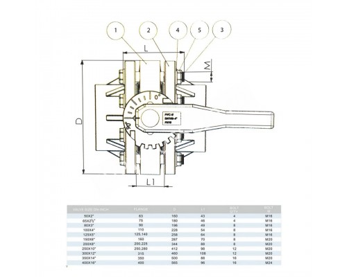 Кран мотылек 315mm для бассейна - надежное решение для водоснабжения