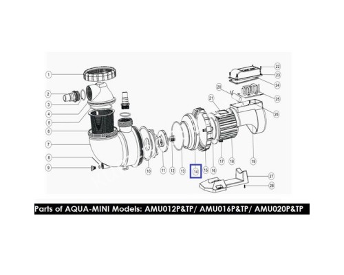 Фланец насоса AquaViva AMU (1021069)