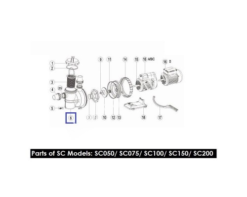 Корпус насоса Aquaviva SC (1111006)