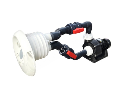 Противоток AquaViva WTB400T Kit (380V, LED, 80m3, 4kW, 5,5HP) вал AISI 316