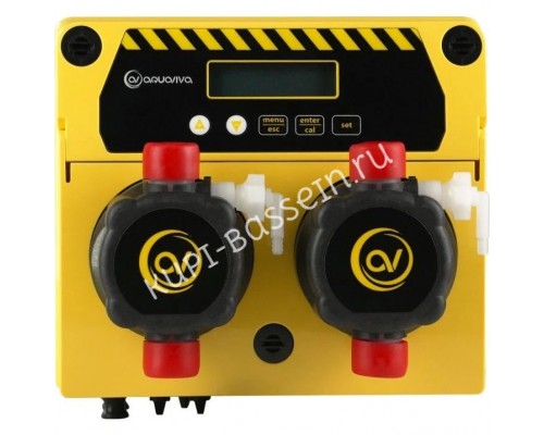 Система дозирующих насосов AquaViva PH/RX 5л/ч + Измерит набор 2 шт WiFi