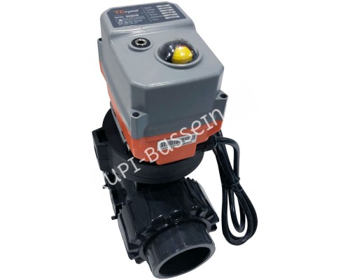 Кран шаровый Aquaviva с электроприводом PTFE/EPDM On-off type d63 AC24V Кран шаровый Aquaviva с электроприводом PTFE/EPDM On-off type d63 AC24V