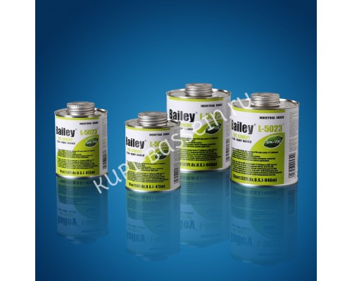 Клей L-5023HV (946ml) Bailey для ПВХ труб большого диаметра, увеличенная вязкость (аналог Tangit)