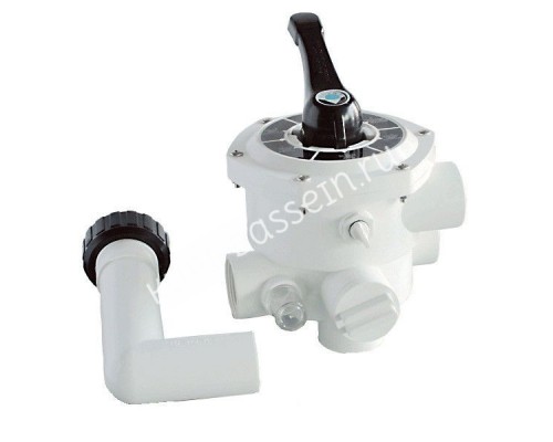 Кран шестиходовой Aquaviva MPV03 (1,5") боковой (88280811W)