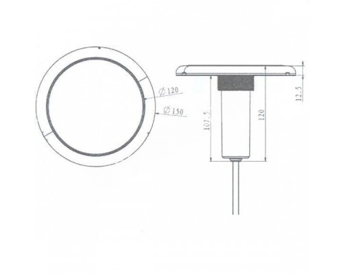 Прожектор светодиодный Aquaviva LED227C 252LED (21 Вт) White