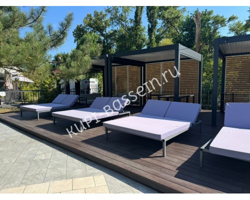 Террасная доска ДПК Co-Extrusion двусторонняя Грецкий Орех/Тик 135x23x3600мм