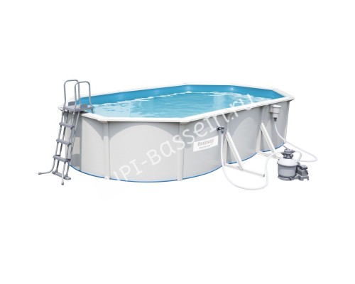 Сборный бассейн Bestway Hydrium 56369 с фильтром, лестницей и тентом Сборный бассейн Bestway Hydrium 56369 с фильтром, лестницей и тентом