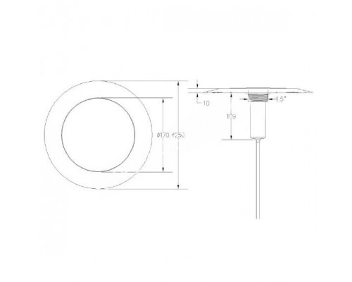 Прожектор ультратонкий светодиодный Aquaviva LED029 546LED (33 Вт) для бассейна