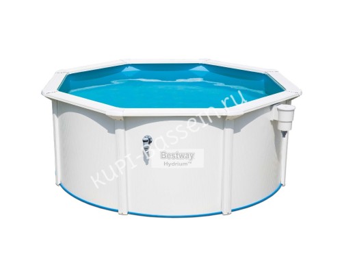 Сборный круглый бассейн Bestway Hydrium 56566 с песочным фильтром Сборный круглый бассейн Bestway Hydrium 56566 с песочным фильтром