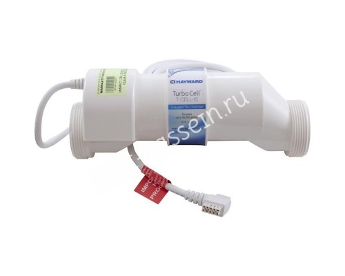 Ячейка хлоратора Hayward T-CELL-15 AquaRite+ 150m3 Ячейка хлоратора Hayward T-CELL-15 AquaRite+ 150m3