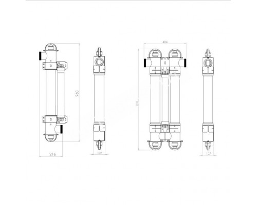 Ультрафиолетовая установка Elecro Steriliser UV-C E-PP-55 для бассейна