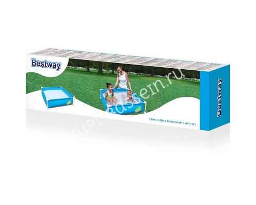 Детский каркасный бассейн Bestway 56217 (122х122х30.5 см) Blue Детский каркасный бассейн Bestway 56217 (122х122х30.5 см) Blue