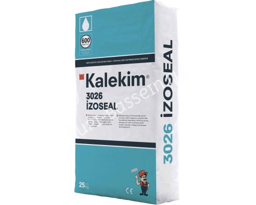 Кристаллический гидроизоляционный материал Kalekim Izoseal 3026 для бассейна (25 кг) Кристаллический гидроизоляционный материал Kalekim Izoseal 3026 для бассейна (25 кг)