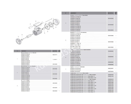 Насос Hayward HCP38301E KAP300 M.B (220В, 48 м3/ч, 3HP) для бассейна