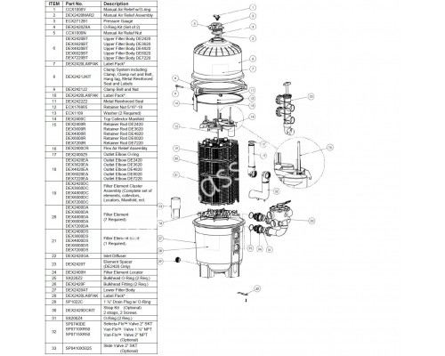 Фильтр Hayward ProGrid DE6020 (D660) для бассейна - качественная очистка Фильтр Hayward ProGrid DE6020 (D660) для бассейна - качественная очистка