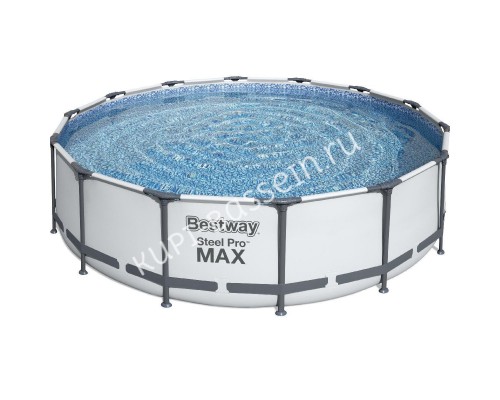 Каркасный круглый бассейн Bestway Steel Pro 56462 с фильтром и лестницей Каркасный круглый бассейн Bestway Steel Pro 56462 с фильтром и лестницей
