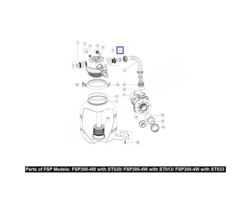 Втулка для шланга Aquaviva FSP (2011026) для бассейна