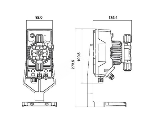Мембранный дозирующий насос Aquaviva AMM200 Slave 0.1-14 л/ч для бассейна