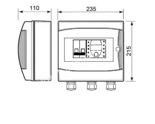 Панель управления аттракционами Toscano ECO-SWIM-230 10002610 для бассейна