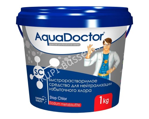 AquaDoctor SC Stop Chlor - 5 кг. для бассейна: эффективное решение AquaDoctor SC Stop Chlor - 5 кг. для бассейна: эффективное решение