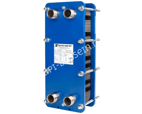 Теплообменник пластинчатый Techno System 242 кВт 316L для бассейна