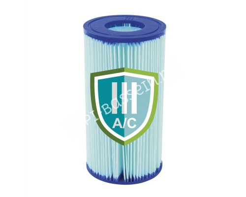 Каркасный бассейн Bestway Steel Дерево 56725 с фильтром и лестницей