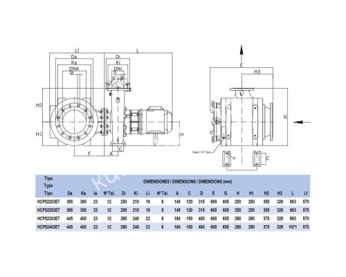 Насос Hayward HCP52253E7 (380В, 324 м3/ч, 20HP) для бассейна Насос Hayward HCP52253E7 (380В, 324 м3/ч, 20HP) для бассейна
