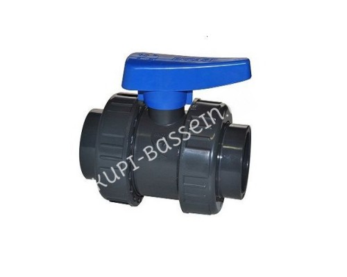 Кран шаровый EFFAST d63 с муфтовым окончанием для бассейна (BDRBVD0630) Кран шаровый EFFAST d63 с муфтовым окончанием для бассейна (BDRBVD0630)