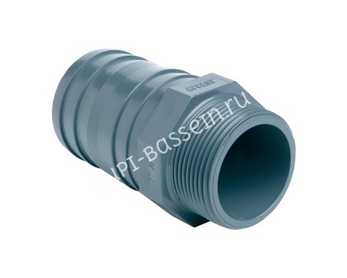 Штуцер для шланга EFFAST резьбовой d25*3/4" (RERPGE025C) для бассейна