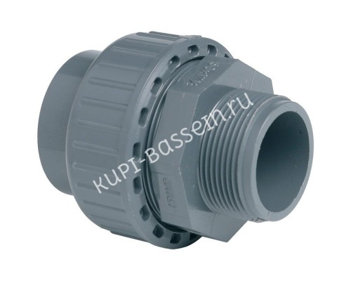 Муфта разборная переходная HР EFFAST d32x1" (RGRBMG032D) для бассейна