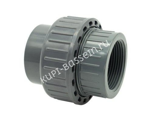 Муфта разборная переходная ВР EFFAST d75x2-1/2" для бассейна (RGRBOG075H)