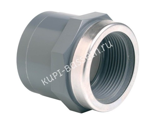 Муфта переходная EFFAST c металлическим кольцом d25x3/4" (RGRMAR) для бассейна