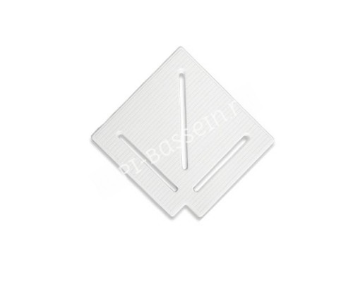 Угловой элемент AquaViva KK-15-1 Classic для бассейна 90° 145/25 мм (белый)