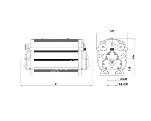 Электронагреватель Elecro Titan Optima Plus СP-120 Titan 120 кВт для бассейна